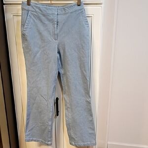 Pearl By Lela Rose Light Cropped Jeans Size4